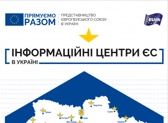 Дизайн та виготовлення мобільних стендів для Представництва ЄС в Україні – 2018